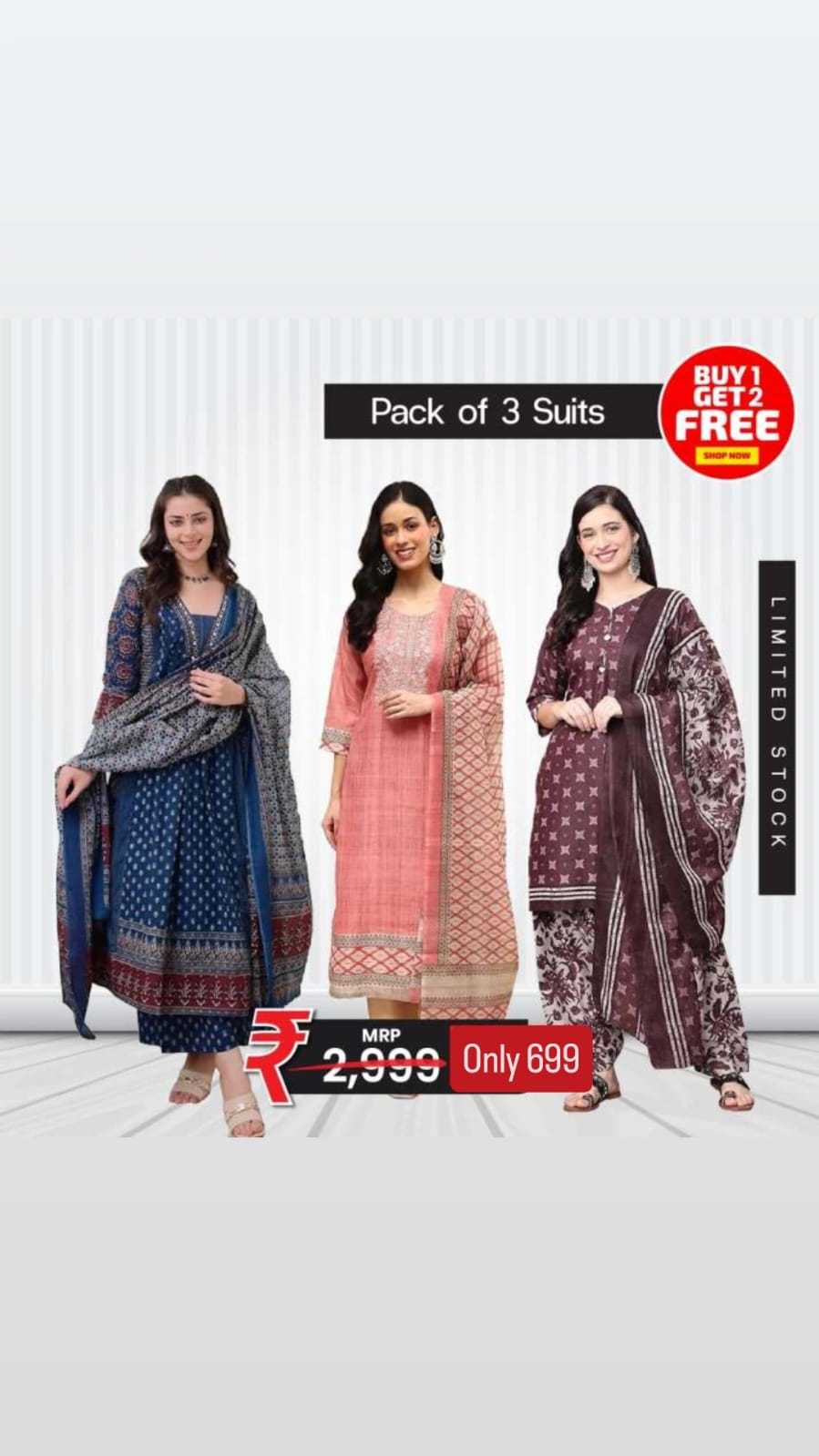 Women’s Designer Kurti Set Offer